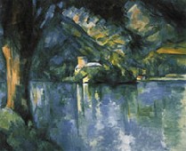 Fotografia: Cèzanne - lago di Annecy<br>Londra - Courtard Institute galleries