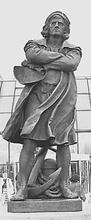 Fotografia: La statua di Colombo a Bremerhaven. - cartography.geog.uu.nl/columbus/