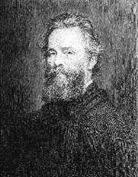 Fotografia: Herman Melville ritratto in una litografia. - sterling.holycross.edu/